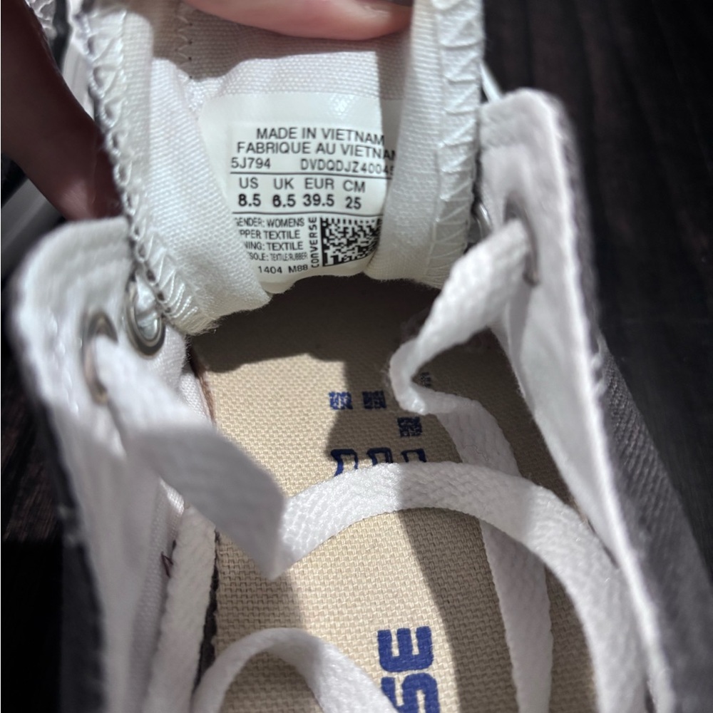 Converse Charcoal Canvas Women’s Sneakers - Picture 5 of 5